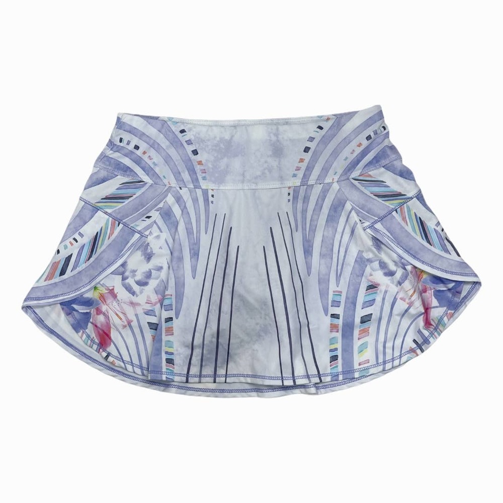 Lucky In Love Lilac Print Tennis Skirt S Skort